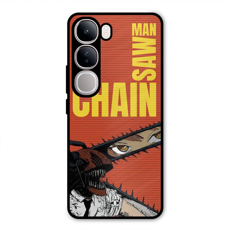 Raging Chainsaw Vivo Y300 Mobile Back Cover - Anime PrintShield Case