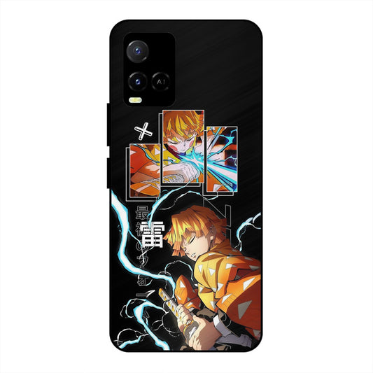 Aggressive Zenitsu Vivo Y33s Mobile Back Cover - Anime PrintShield Case