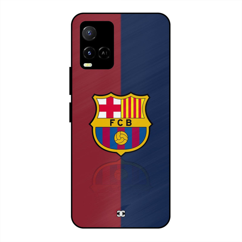 Barcelona Logo Vivo Y33s Mobile Back Cover - Sports PrintShield Case