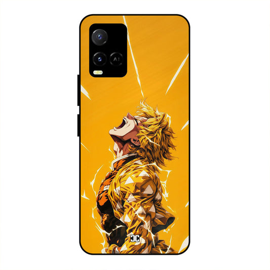 Shouting Zenitsu Vivo Y33s Mobile Back Cover - Anime PrintShield Case