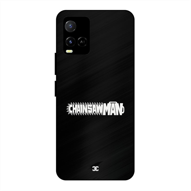 Chainsaw Logo Vivo Y33s Mobile Back Cover - Anime PrintShield Case