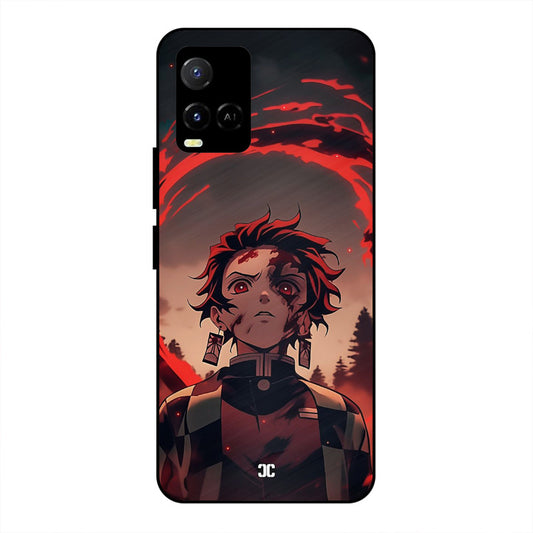 Raging Tanjiro Vivo Y33s Mobile Back Cover - Anime PrintShield Case