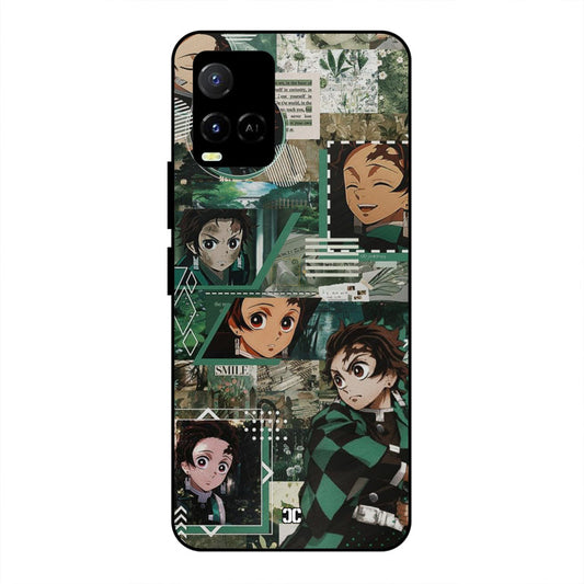 Tanjiro Thoughts Vivo Y33s Mobile Back Cover - Anime PrintShield Case