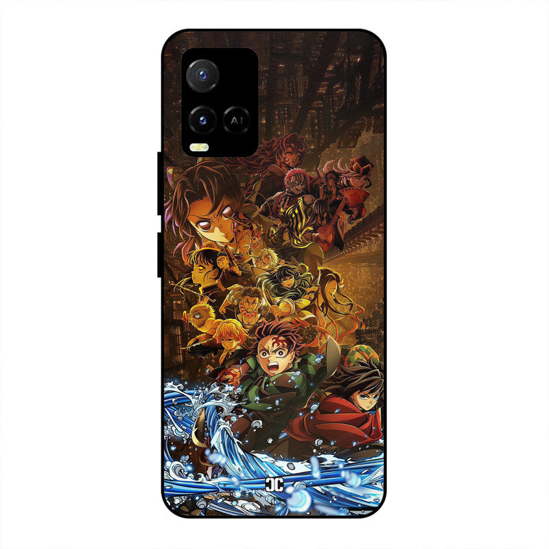 Demon Slayers Vivo Y33s Mobile Back Cover - Anime PrintShield Case