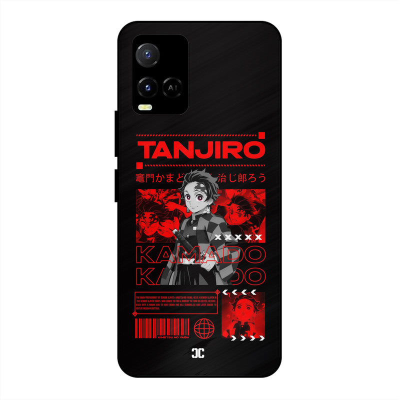 Tanjiro Kamado Vivo Y33s Mobile Back Cover - Anime PrintShield Case