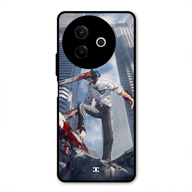 Denji Fighting Vivo Y39 Mobile Back Cover - Anime PrintShield Case