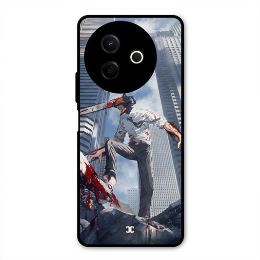 Denji Fighting Vivo Y39 Mobile Back Cover - Anime PrintShield Case