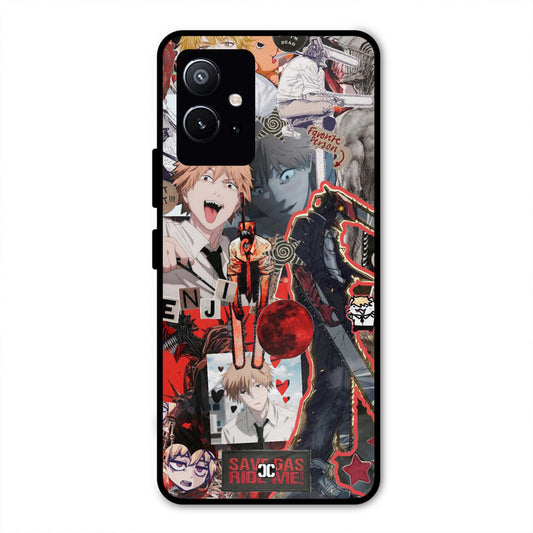 Denji Thoughts Vivo Y75 5G Mobile Back Cover - Anime PrintShield Case