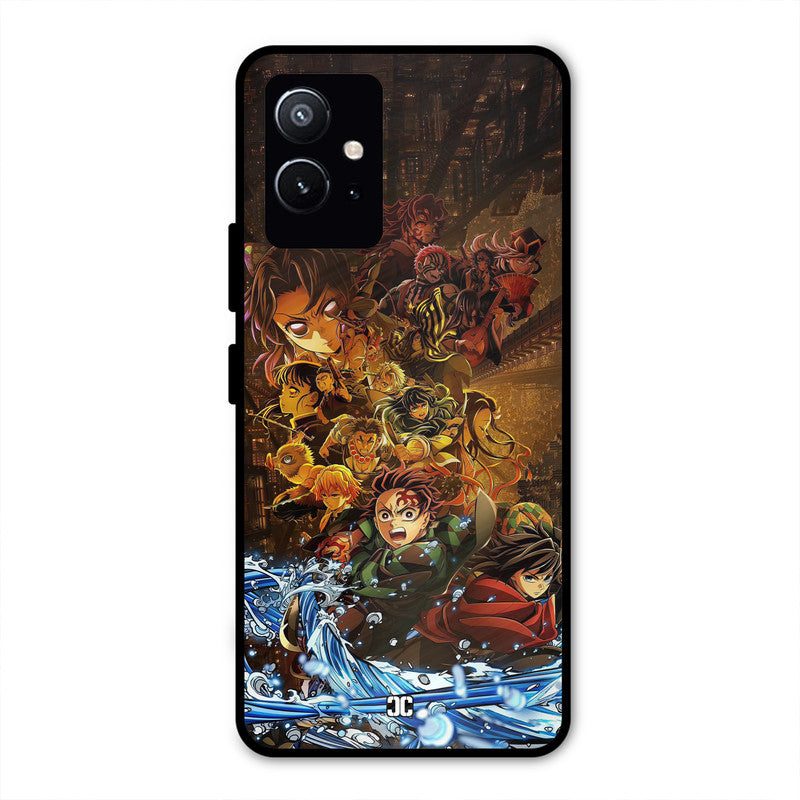 Demon Slayers Vivo Y75 5G Mobile Back Cover - Anime PrintShield Case