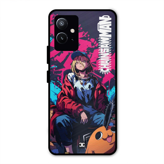Puchita with Power Vivo Y75 5G Mobile Back Cover - Anime PrintShield Case