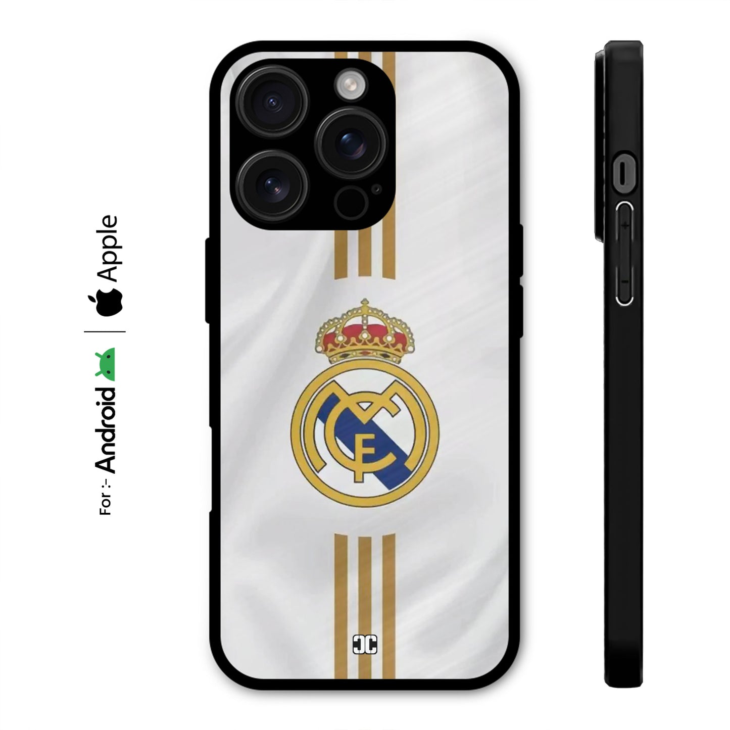 White Madrid Case – Premium PrintShield Mobile Cover