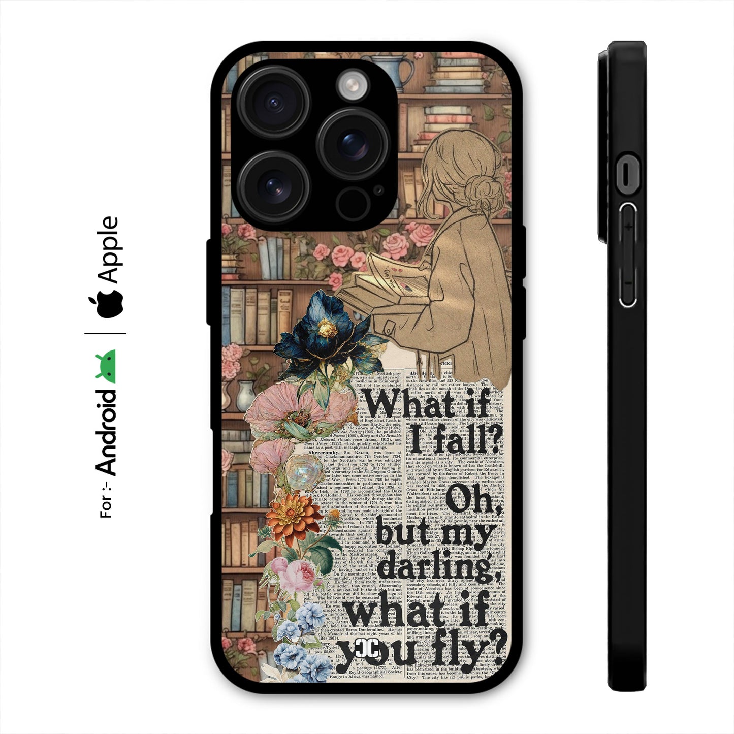 What If I Fall Case – Premium PrintShield Mobile Cover