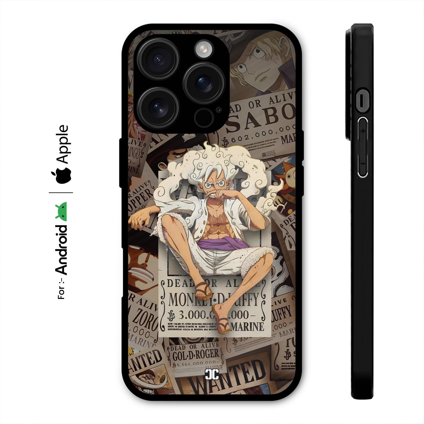 Wanted Luffy Case – Premium PrintShield Mobile Cover