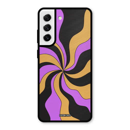 Wavy Stripes Samsung Galaxy S21 FE 5G Mobile Back Cover - Aesthetic PrintShield Case