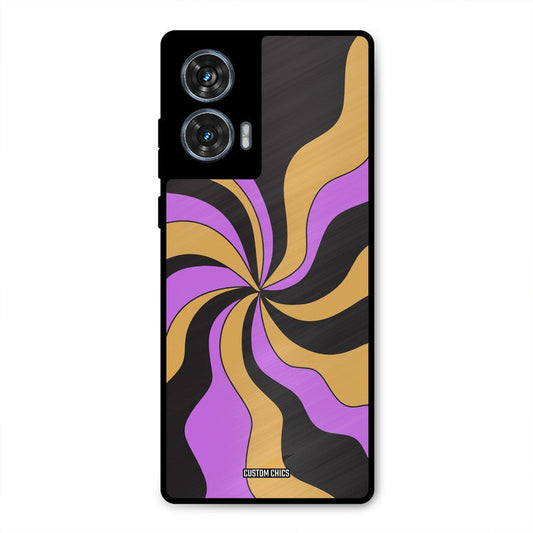 Wavy Stripes Moto G96 Mobile Back Cover - Aesthetic PrintShield Case