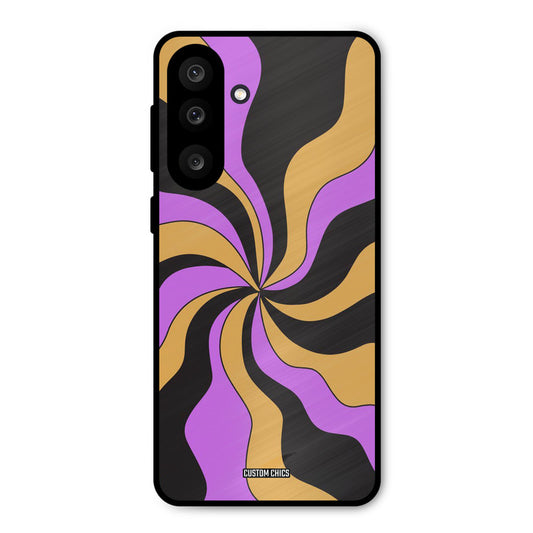 Wavy Stripes Samsung Galaxy M56 Mobile Back Cover - Aesthetic PrintShield Case