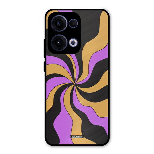 Wavy Stripes Oppo Reno 13 5G Mobile Back Cover - Aesthetic PrintShield Case