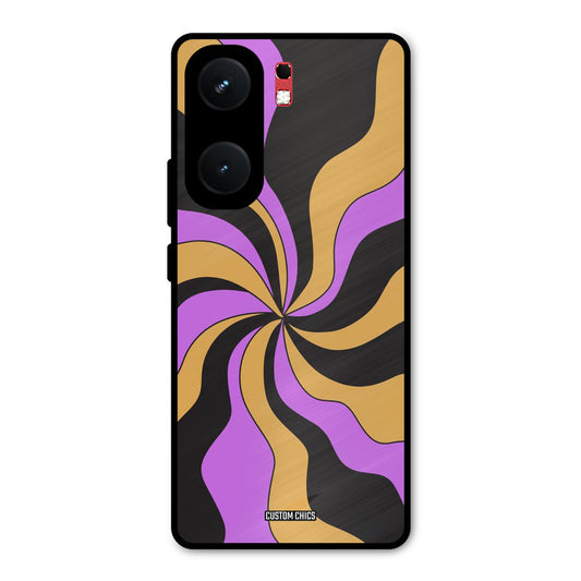 Wavy Stripes iQOO Neo 9 Pro Mobile Back Cover - Aesthetic PrintShield Case