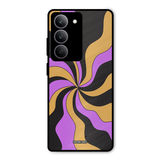 Wavy Stripes Realme 14x Mobile Back Cover - Aesthetic PrintShield Case