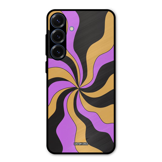 Wavy Stripes Samsung Galaxy S25 Plus Mobile Back Cover - Aesthetic PrintShield Case