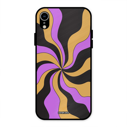 Wavy Stripes iPhone XR Mobile Back Cover - Aesthetic PrintShield Case