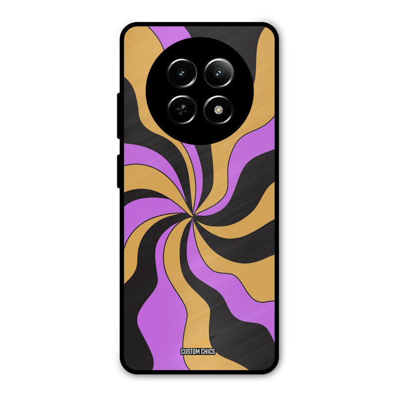 Wavy Stripes Realme Narzo N65 Mobile Back Cover - Aesthetic PrintShield Case
