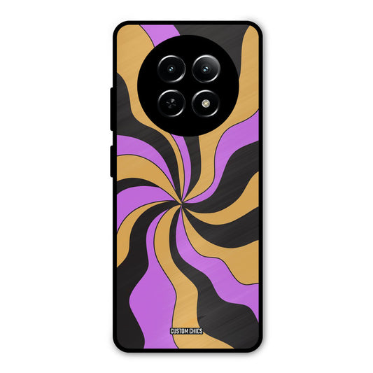 Wavy Stripes Realme Narzo N65 Mobile Back Cover - Aesthetic PrintShield Case