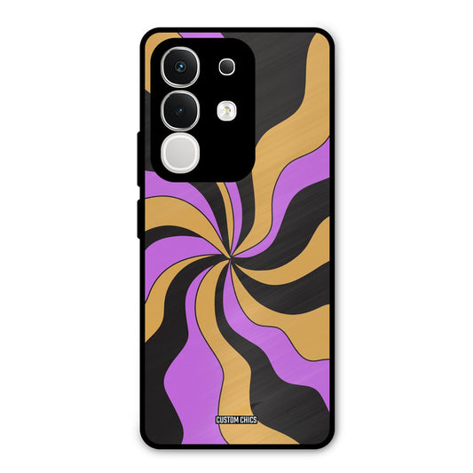 Wavy Stripes Vivo T4x Mobile Back Cover - Aesthetic PrintShield Case
