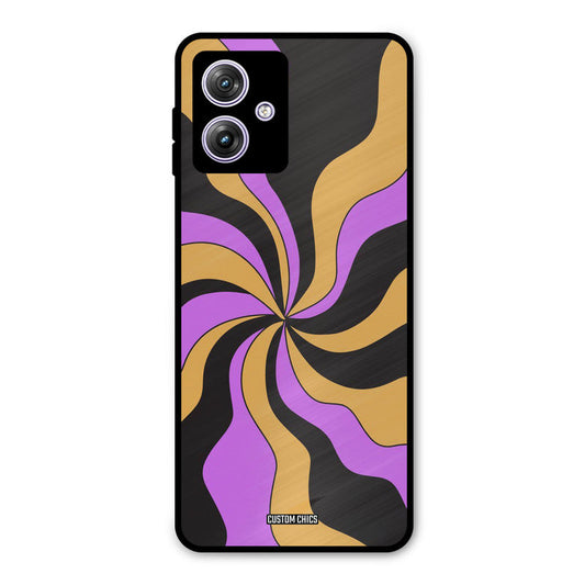 Wavy Stripes Moto G54 Mobile Back Cover - Aesthetic PrintShield Case