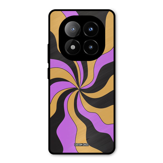 Wavy Stripes Redmi Note 14 Pro Plus 5G Mobile Back Cover - Aesthetic PrintShield Case