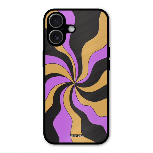 Wavy Stripes iPhone 17 Mobile Back Cover - Aesthetic PrintShield Case