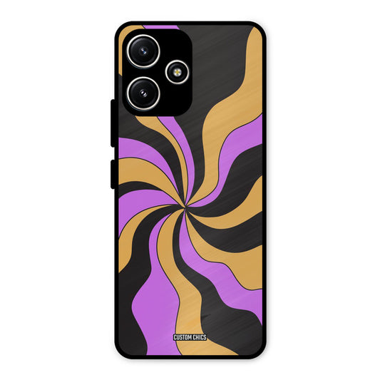Wavy Stripes Redmi 12 5G Mobile Back Cover - Aesthetic PrintShield Case