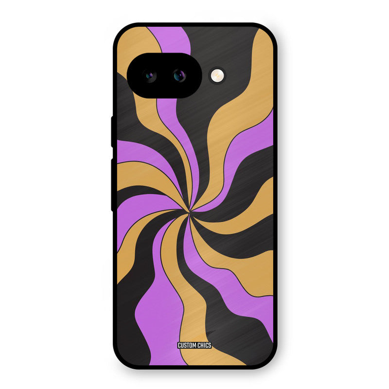Wavy Stripes Google Pixel 9A Mobile Back Cover - Aesthetic PrintShield Case