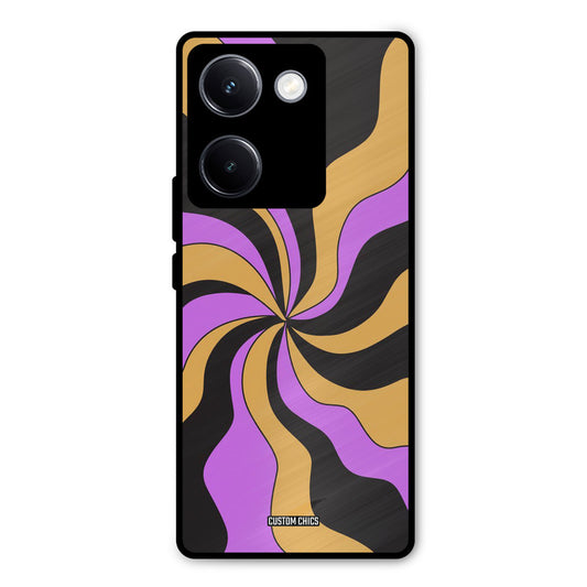 Wavy Stripes Vivo Y300 Plus Mobile Back Cover - Aesthetic PrintShield Case