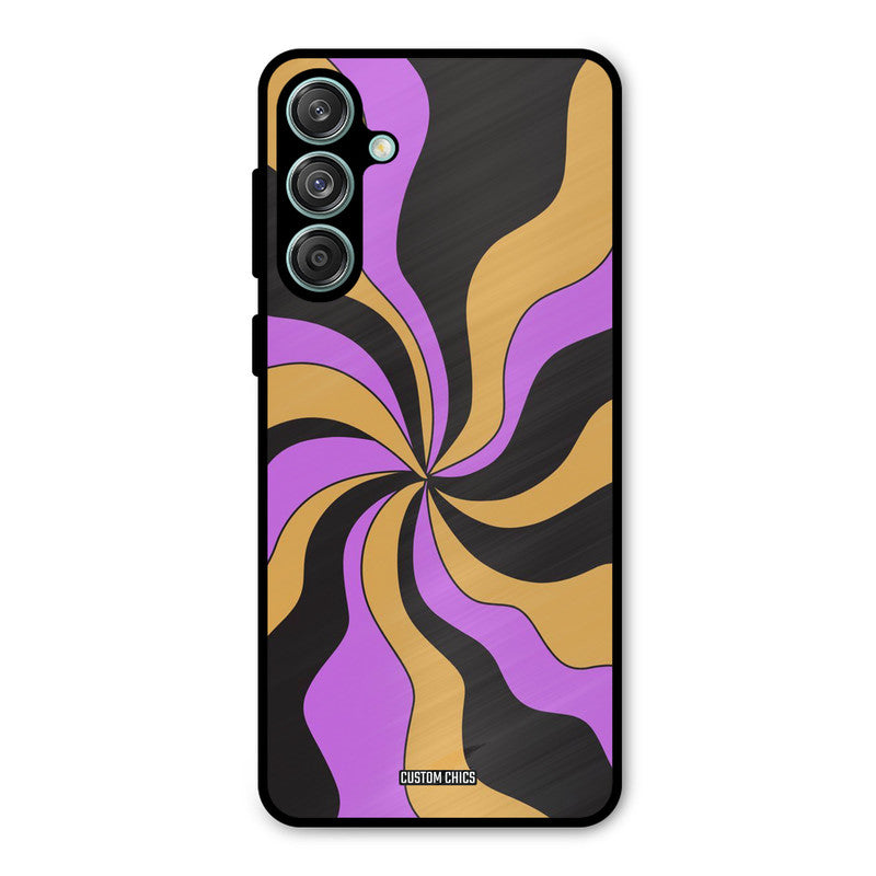 Wavy Stripes Samsung Galaxy M55 5G Mobile Back Cover - Aesthetic PrintShield Case