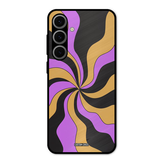 Wavy Stripes Samsung Galaxy S24 FE Mobile Back Cover - Aesthetic PrintShield Case