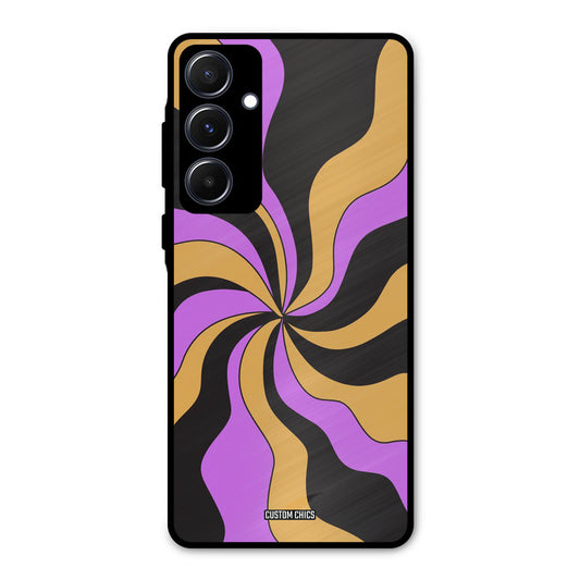 Wavy Stripes Samsung Galaxy A55 5G Mobile Back Cover - Aesthetic PrintShield Case