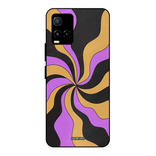 Wavy Stripes Vivo Y33s Mobile Back Cover - Aesthetic PrintShield Case