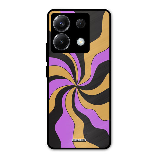 Wavy Stripes Poco X6 Mobile Back Cover - Aesthetic PrintShield Case