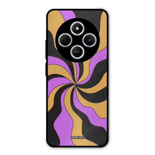Wavy Stripes Poco C75 Mobile Back Cover - Aesthetic PrintShield Case