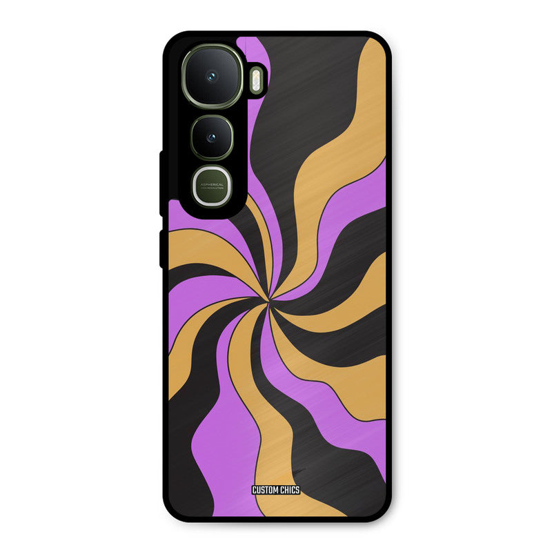 Wavy Stripes Vivo Y400 Mobile Back Cover - Aesthetic PrintShield Case