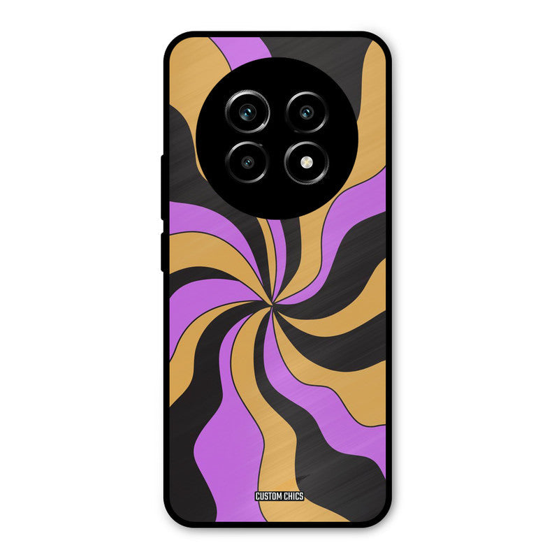 Wavy Stripes Realme 14 Pro lite Mobile Back Cover - Aesthetic PrintShield Case