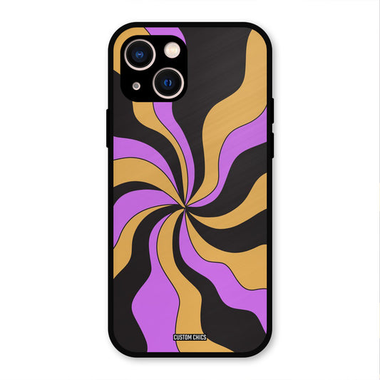 Wavy Stripes iPhone 13 Mobile Back Cover - Aesthetic PrintShield Case