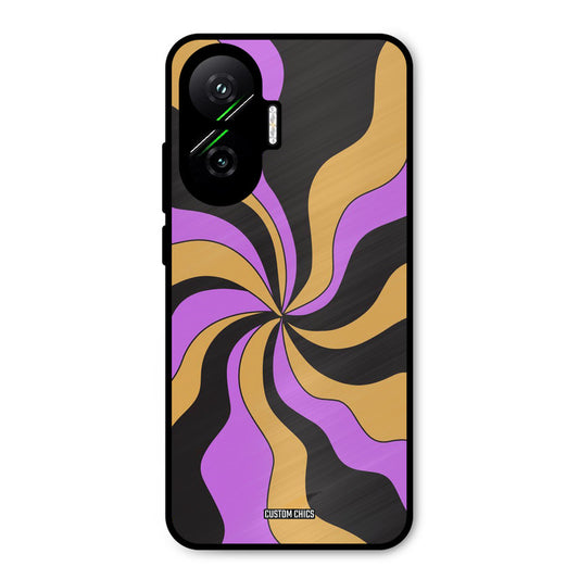 Wavy Stripes Poco F7 5G Mobile Back Cover - Aesthetic PrintShield Case