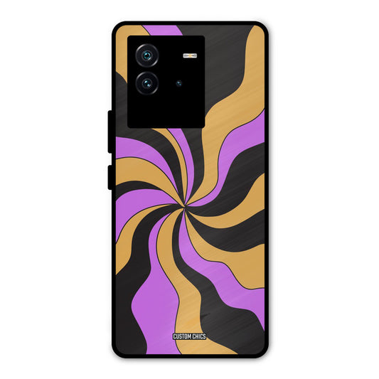 Wavy Stripes iQOO Neo 6 5G Mobile Back Cover - Aesthetic PrintShield Case