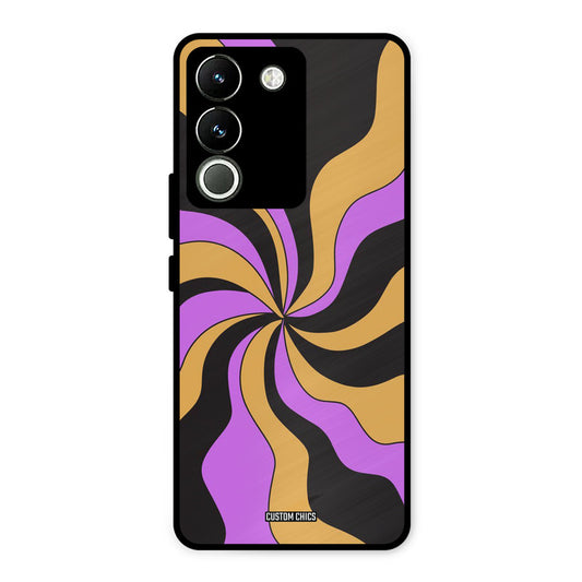 Wavy Stripes Vivo Y200 Mobile Back Cover - Aesthetic PrintShield Case