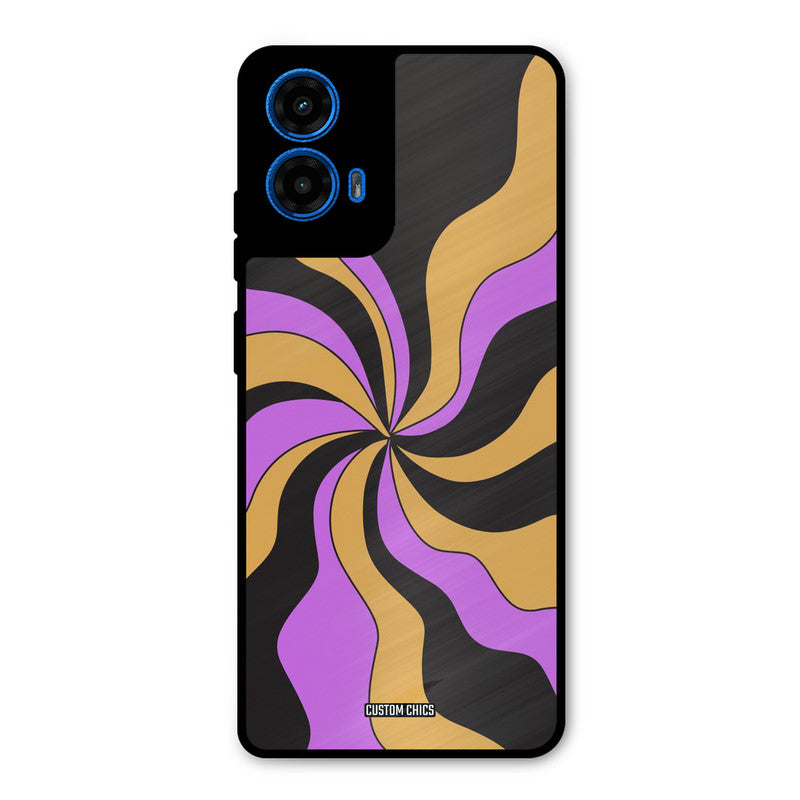 Wavy Stripes Moto G45 Mobile Back Cover - Aesthetic PrintShield Case