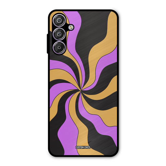Wavy Stripes Samsung Galaxy F15 Mobile Back Cover - Aesthetic PrintShield Case