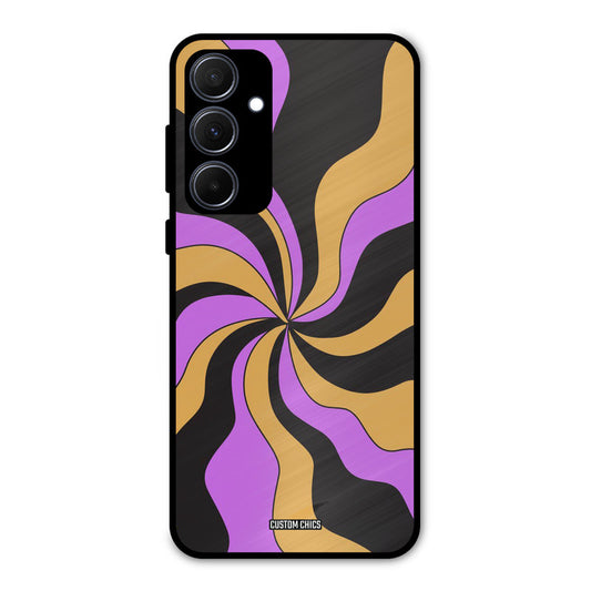 Wavy Stripes Samsung Galaxy A35 5G Mobile Back Cover - Aesthetic PrintShield Case