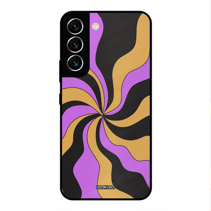 Wavy Stripes Samsung Galaxy S22 Mobile Back Cover - Aesthetic PrintShield Case